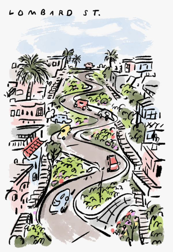 Lombard St. (Print)